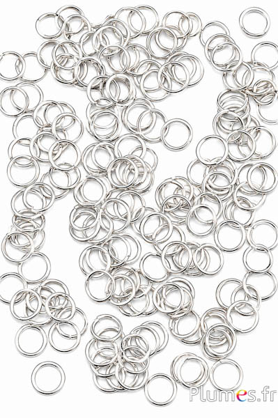 Anellini di congiunzione -  Ø 6 mm - argento